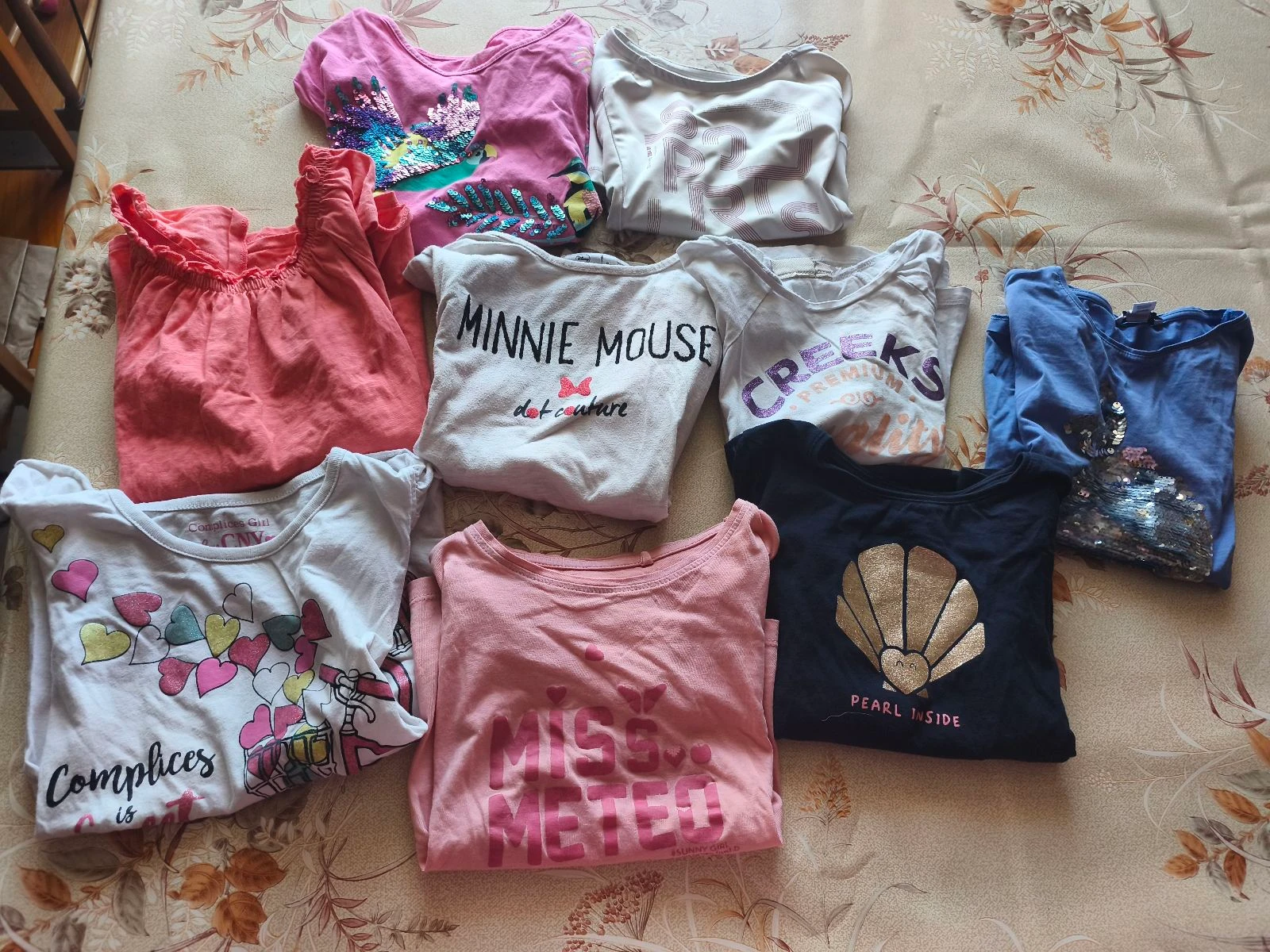 Lot de 9 t-shirt manches courtes